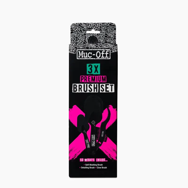 Muc-Off 3-Piece Brush Set-1